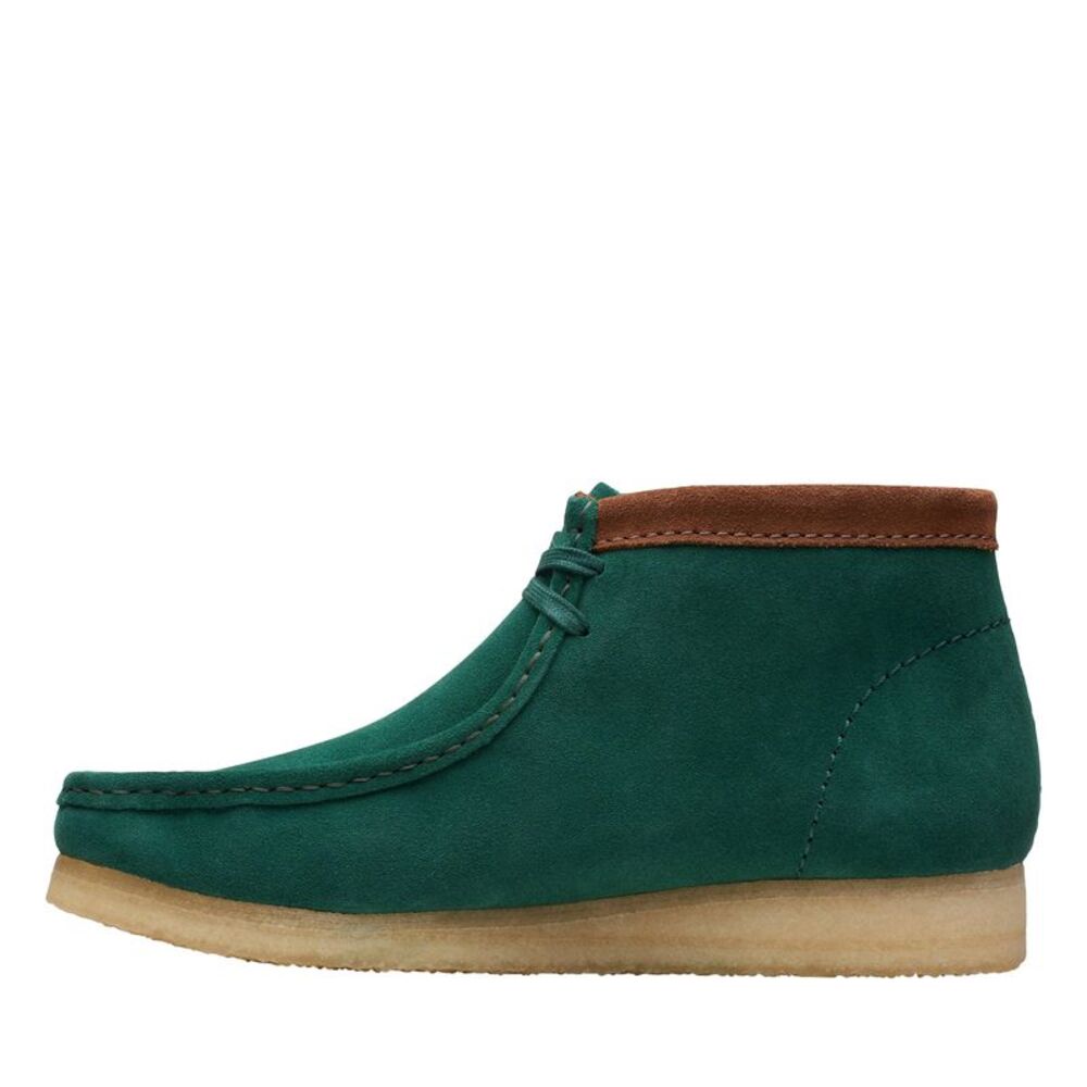 Clarks Mens Wallabee Boot Green Boots (NWT) - Picture 5 of 6